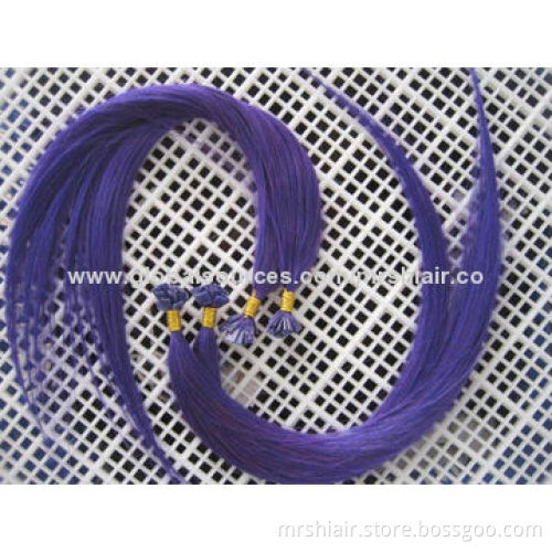 12-32-inch High-luminance color weight (0.5g/08g/1g per strand) Italian Keratin Pre-bonded in Hair